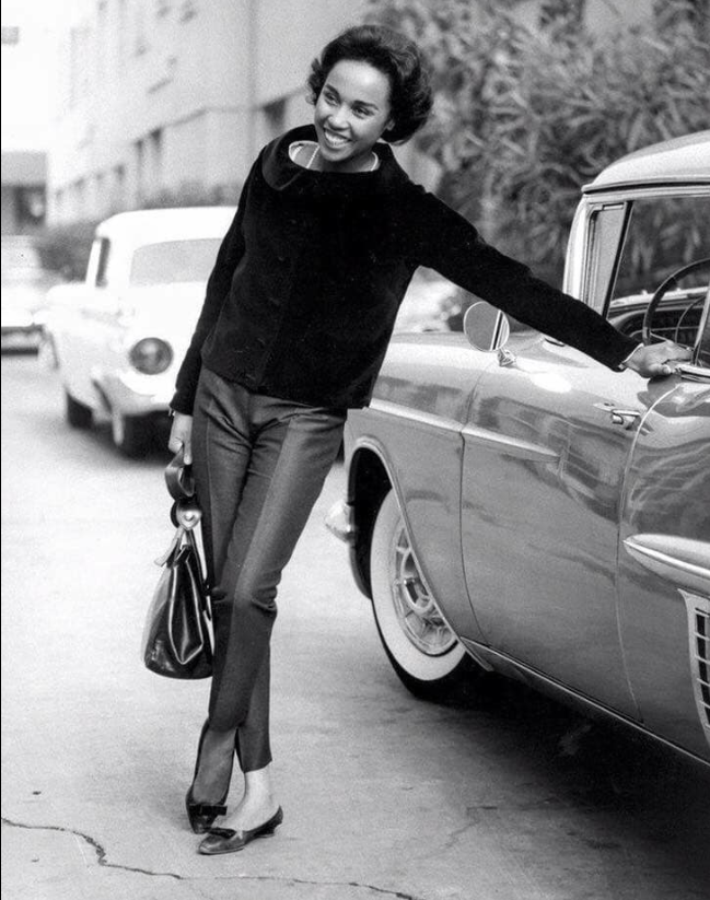 84 today Diahann Carroll. Happy Birthday. Everything she is wearing is absolutely in right now. 