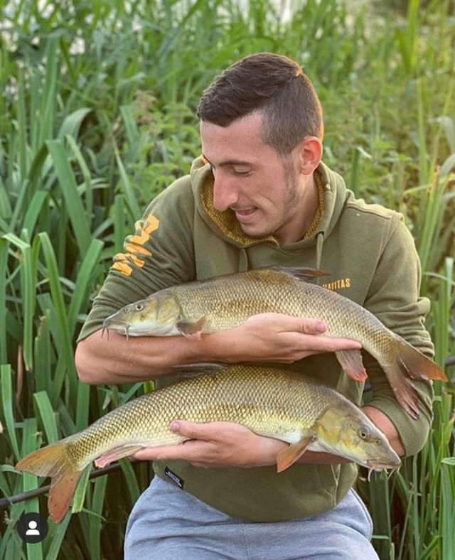 Double trouble from the river with good friend @callumpetcheycarpfishing repping our Magna hood...⁠
#navitasangling #navitasapparel #navitas #nvts #carp #fishing #angling #apparel #outfitters #fb