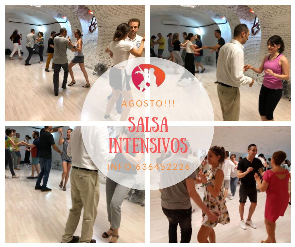 No te pierdas los intensivos de Salsa nivel básico en Agosto!!! Infórmate: 636 45 22 26. 💃😍❤🥰🕺