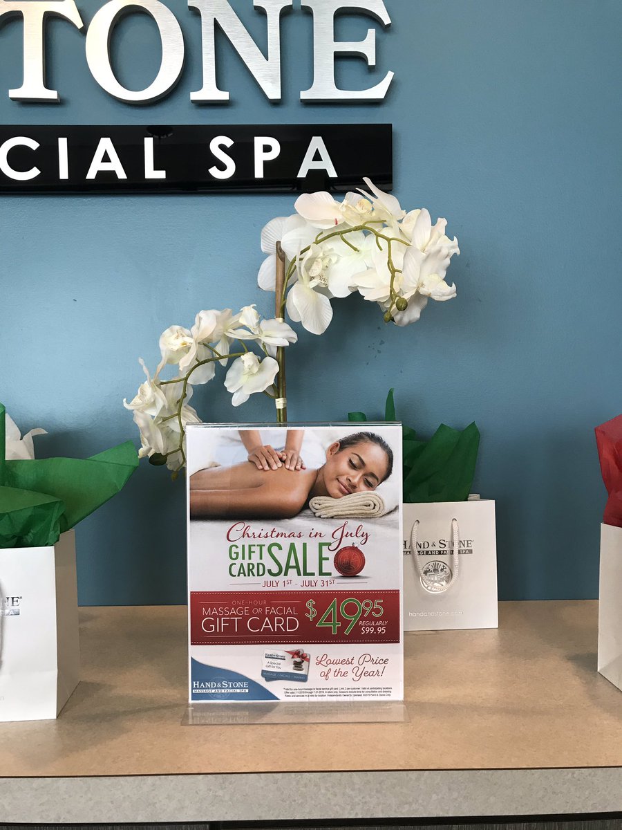 HandNStonebrook's tweet image. There are only 12 days left for our Christmas in July gift card special! Come in store or even call us for more information 💙 #NumberInBio #BrookhavenPA #MassageTherapy #Esthetics
