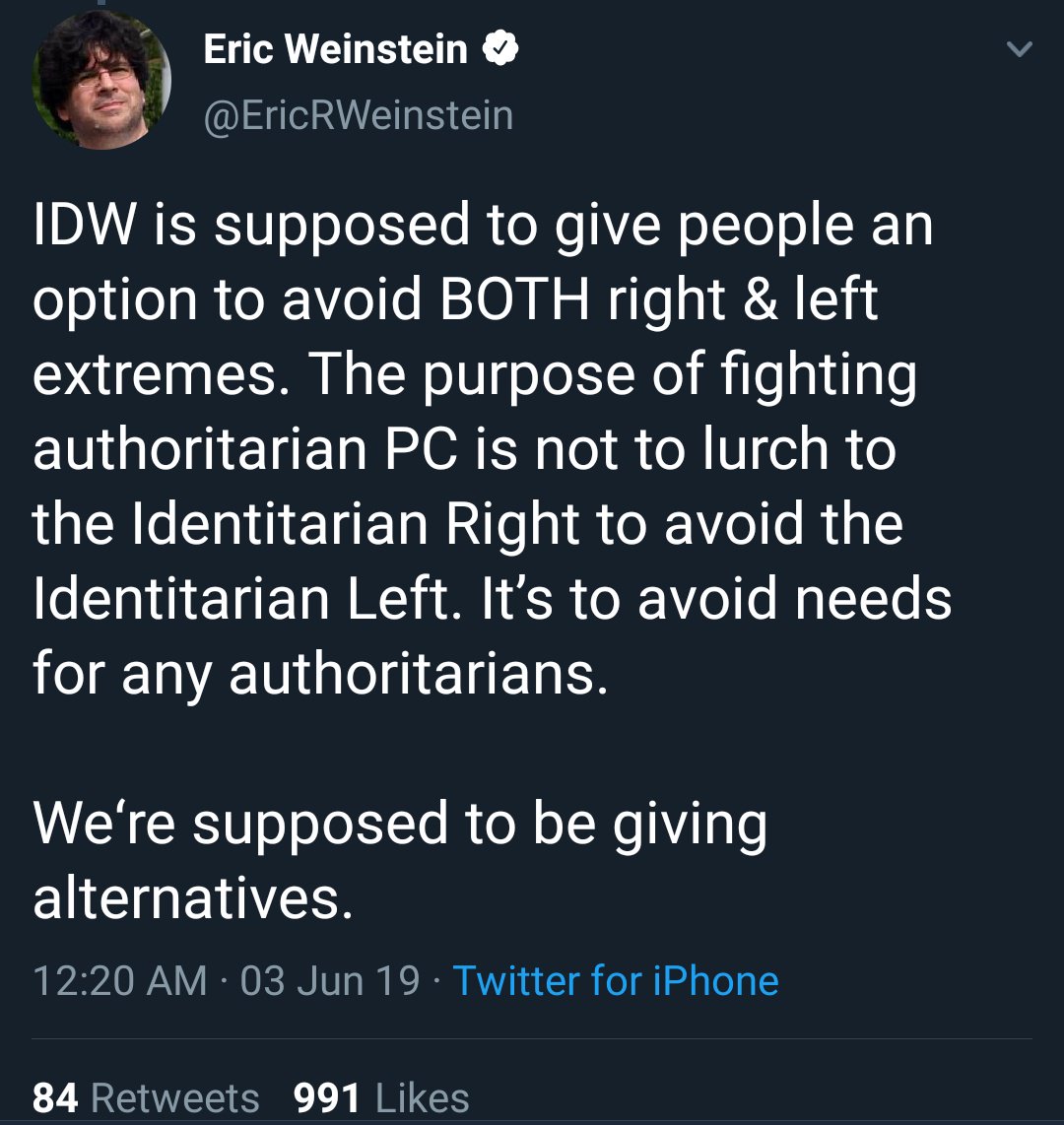 Very revealing how little follow-up there's been, within or without the IDW, about Peterson getting a face to face with Orban before telling Hungarian press Muslims are incompatible with democracy.