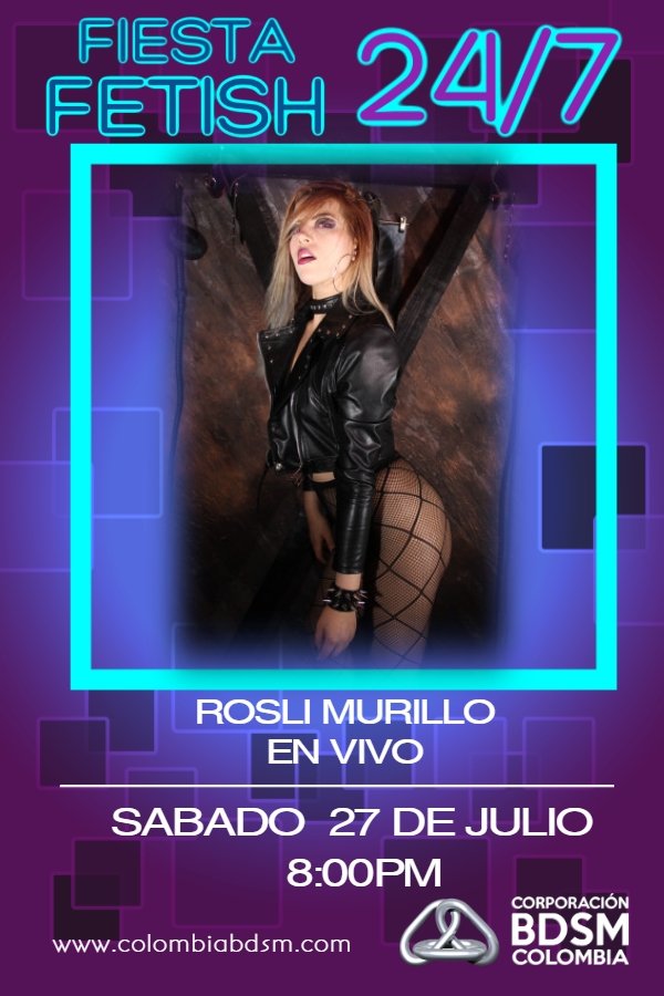 corporacionbdsm's tweet photo. FIESTA FETISH 24/7 SABADO 27 DE JULIO 8PM BONO DE APOYO 50K POR PERSONA #MISFETICHESMASRAROS #AMOELBDSM #MEGUSTAELBDSM #AMOLASCUERDAS
#MIFETICHEMASCURIOSO #MEGUSTAELJUETE #PLAYPARTY #PERFORMANCE #PATROCINADORES #DALE+ #SEXLEATHER #ELRINCONDEKIARA #CORPORACIONBDSMCOLOMBIA #BDSM https://t.co/dfUEBB2nxz