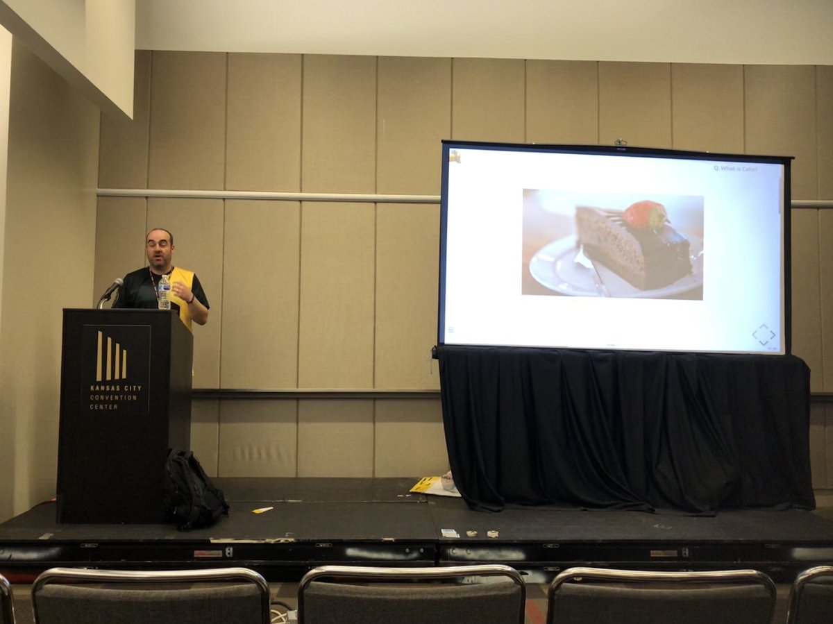ferventcoder's tweet image. Gary (@gep13) presenting on Cake Build @kc_dc #kcdc #kcdc2019