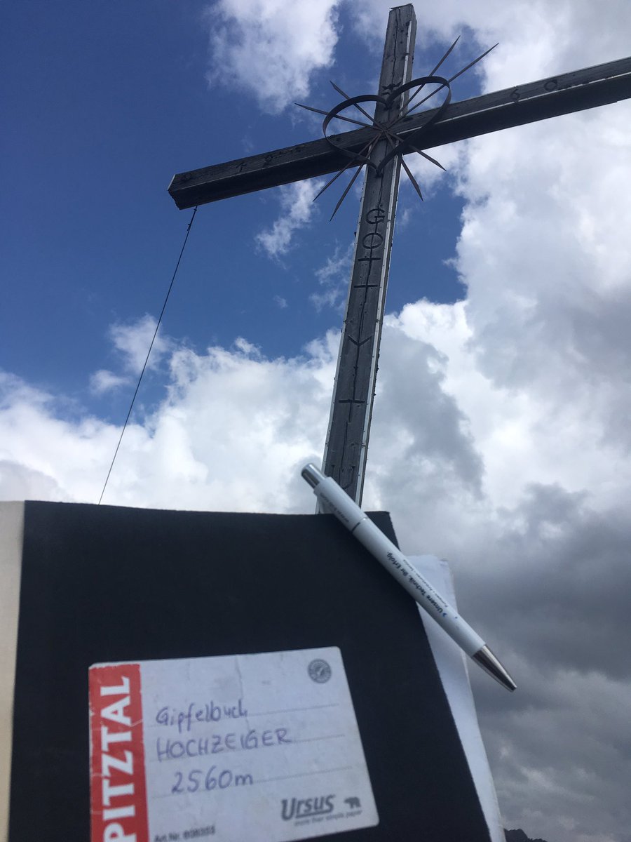 Vandaag de #hochzeiger getrotseerd 😊 #pitztal