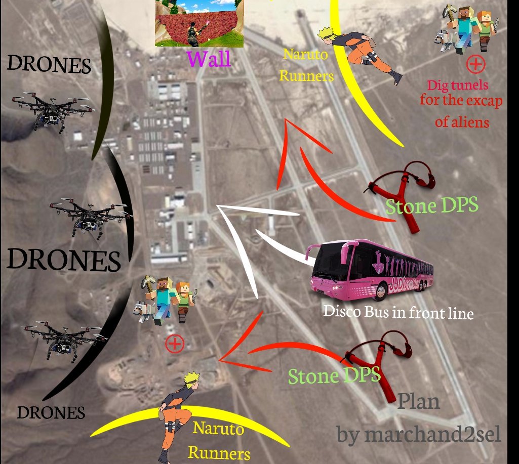 ChamDater's tweet photo. MY PLAN FOR THE INVASION OF 51' ZONE!
LET'S SAVE ALIENS MY FRIENDS !!!
#Zone51 #Alien #Plan #Raid #USA #Invasion #military #SavetheWorld #SaveAlien https://t.co/Z779t3bIh2