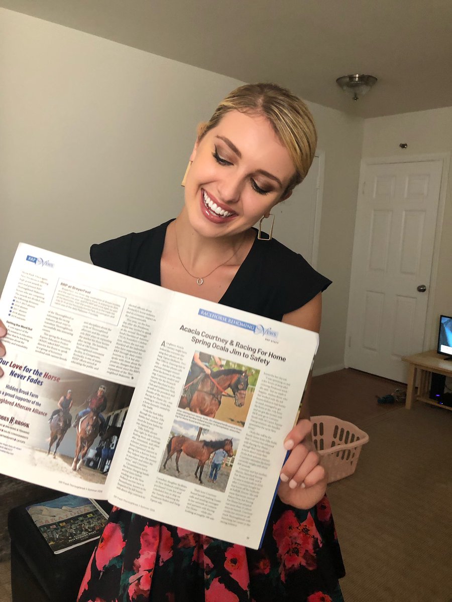 acacia_clement's tweet photo. Huge thank you @RRP_TBMakeover and Off Track Thoroughbred Magazine for featuring #RacingForHome and Ocala Jim! His story has really touched a lot of hearts. Very proud to do what we do! https://t.co/xgCulHudHG https://t.co/H0XlnlHM0o