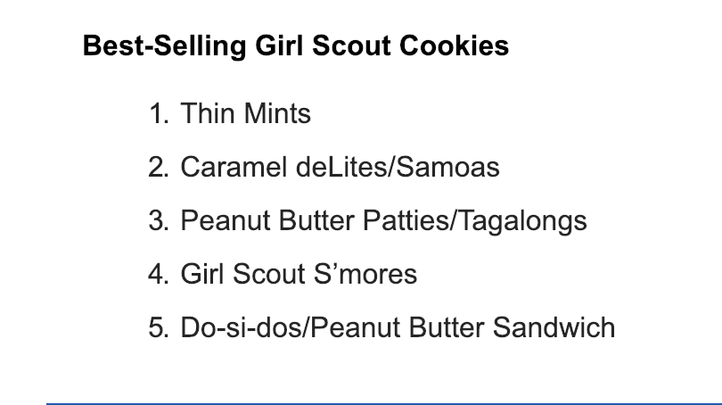 BillKrasner's tweet photo. Clearing out space on my phone, and I'm not sure who needs to hear this, but it's definitive Thin Mints are the best #GirlScoutCookies, as proven by sales. Thank you. https://t.co/ef0M0QMurh