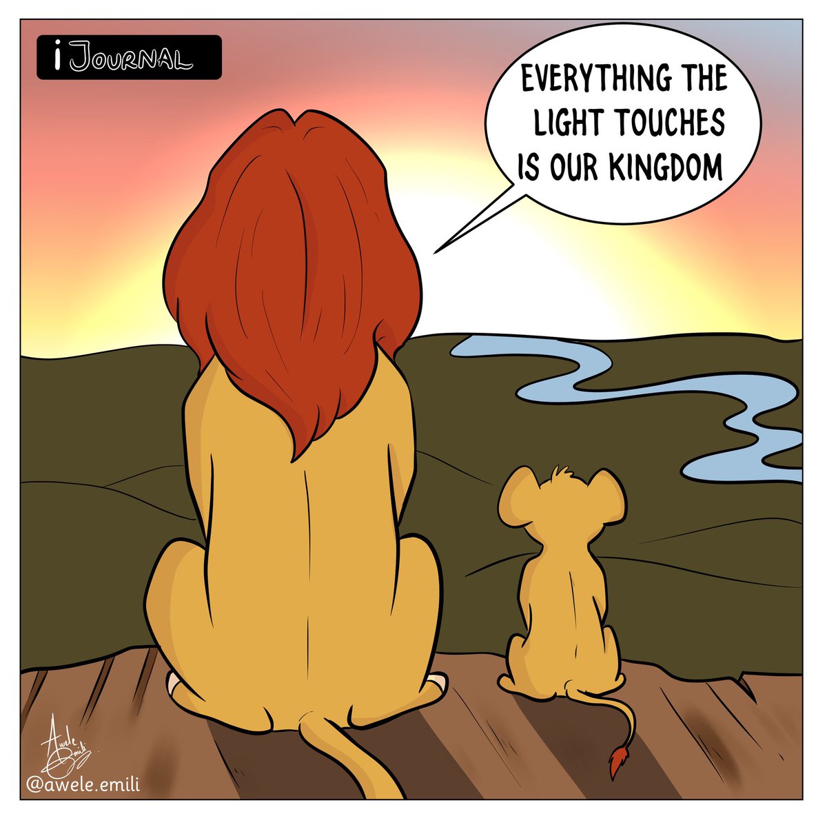 aweleemili's tweet photo. The Lion King: A short tale 🦁 https://t.co/sSown9o2MF