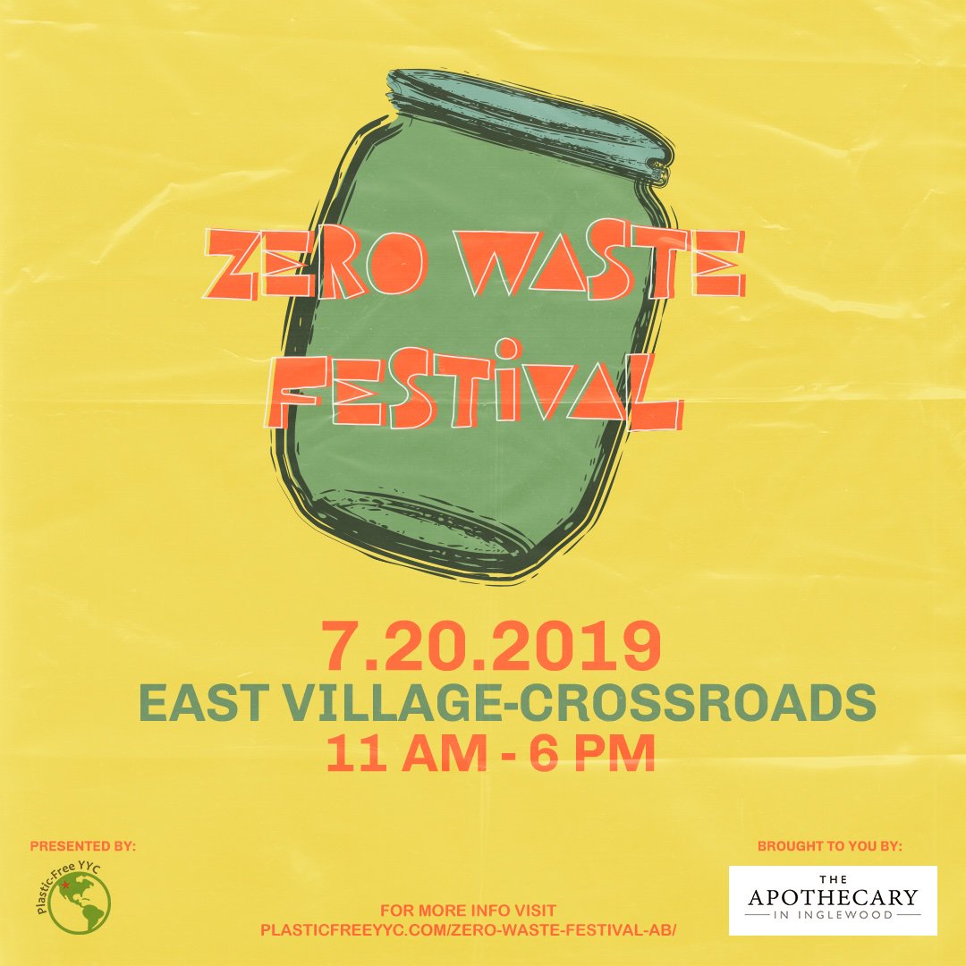 🌿<a href="/CEPCalgary/">CEP Calgary</a> is excited to join <a href="/plasticfreeyyc/">Plastic-Free YYC</a> in the #ZeroWasteFestYYC for a #plasticfreeyyc THIS Saturday! Find out more info at plasticfreeyyc.com 🌱