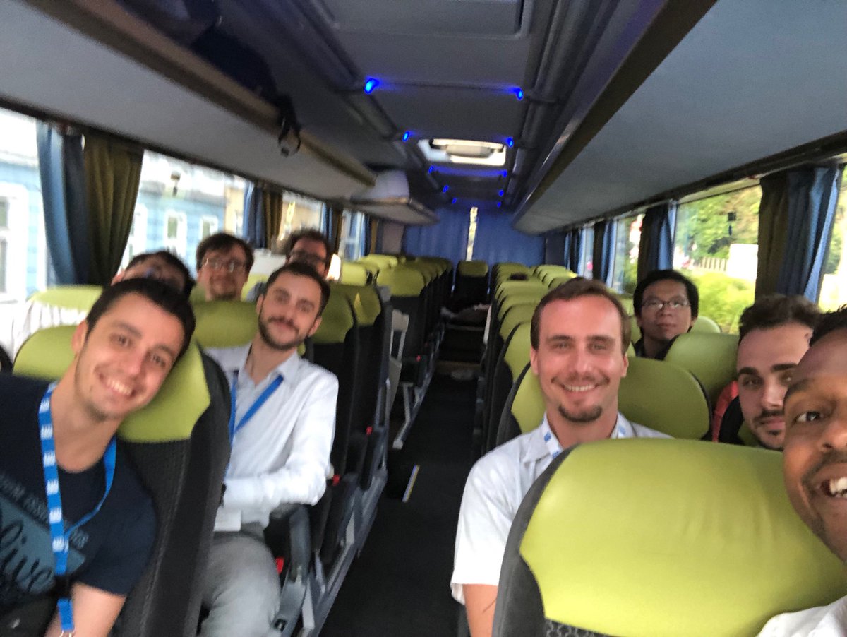 Wait for us! We’re on our way to the #conferencedinner #esocwien