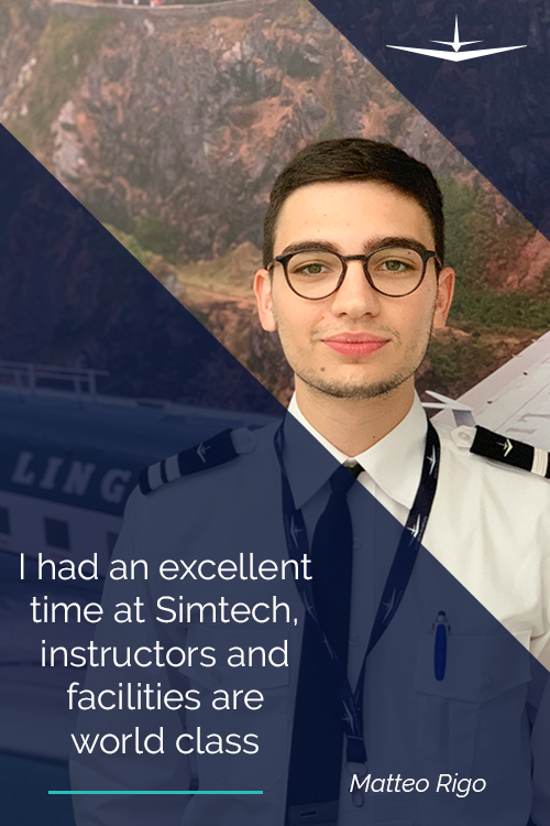 SimtechAviation's tweet photo. Matteo has just completed his training at Simtech Aviation and described it as world class! #aviationnews #aviationdaily #pilotready https://t.co/aTXDmEGcp0