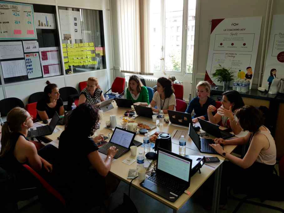 Ne pas croire que le #Programme30MinMax n’est dirigé que par des femmes ;) mais ce jour-là Elles sont les managers des espaces de vente présentes et motivées <a href="/TGVINOUI/">TGV INOUI</a> ! Préparation des gares parisiennes pour accompagner nos voyageurs dans le calme ce Week End @AcetoJardin