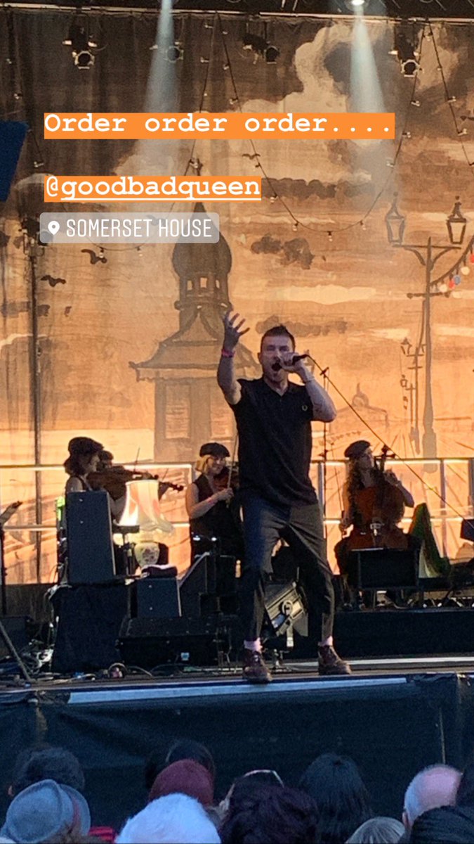 What an amazing evening at <a href="/SomersetHouse/">Somerset House</a> last night in the presence of <a href="/goodbadqueen/">The Good, The Bad & The Queen</a>, { Damon Albarn, Paul Simonon, Tony Allen and Simon Tong } and the fabulous <a href="/CoryPenrhyn/">Côr y Penrhyn</a> Welsh choir... 🏴󠁧󠁢󠁷󠁬󠁳󠁿