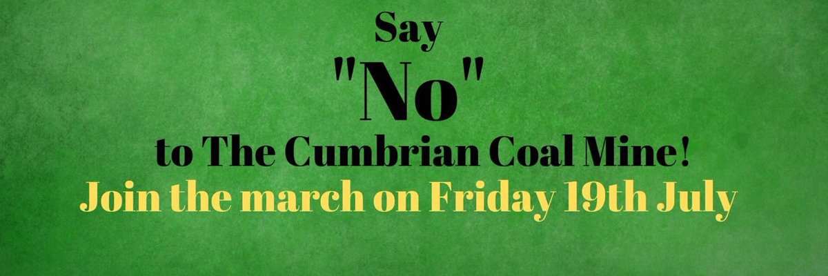 Stop the Cumbrian Coal Mine! tweet media