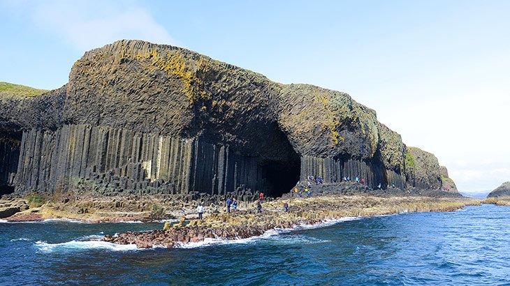 Fingal "the fair foreigner". Some say the Giant's Causeway, instead of being built by Fionn Mac Cumhaill, was built by a giant called Fingal! Built it as bridge to visit his fairy lover, spanning sea to Fingal's Cave on island of Staffa. Also a king of Isle of Man & Irish county!