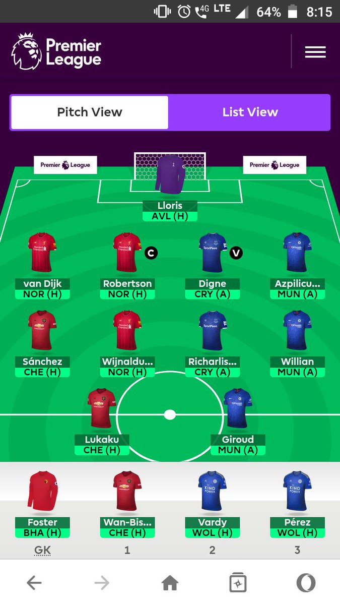 iftekhartweets's tweet image. Made this visually aesthetic FPL team to kill time. Even got a purple keeper by mixing Red and Blue. Just might do better than my final draft. #GameOfLuck #DoNotOverthink #DoNotRegret #FPL