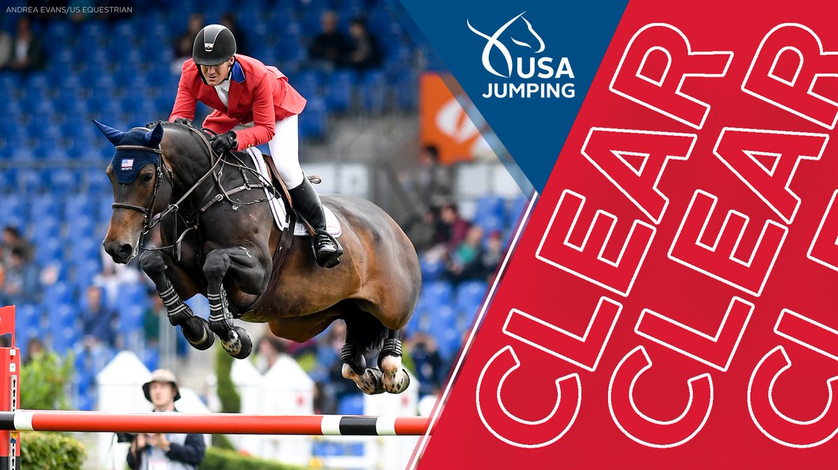 Starting strong💪 McLain Ward and Noche de Ronda are CLEAR for the <a href="/NetJets/">NetJets</a> #USAJumping Team <a href="/CHIO_Aachen/">CHIO Aachen</a>!