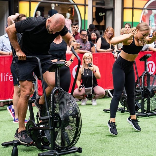 AndyVincentPT's tweet photo. Cheeky throwback to the event last Sunday. Loved / Hated the @mymanorlondon challenge at #summerstreets with @lululemonuk.
It certainly made me realise I don’t push myself out my comfort zone in my own training as much as I like to think I do. https://t.co/RVnjj1qHcD https://t.co/yO5rQ1fEjO