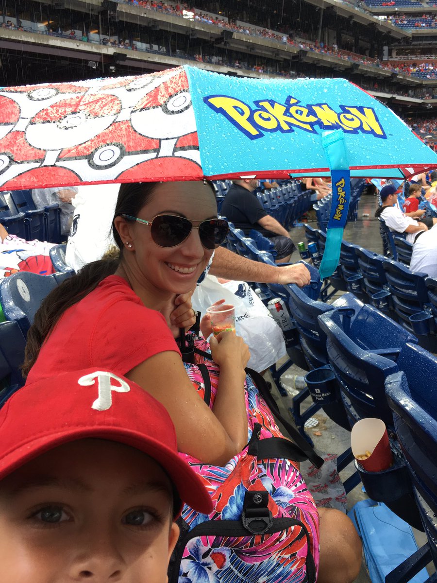 Chris Boden On Twitter Gotta Love The Pokemon Umbrella Makayla Made Us Bring To The Phillies Game