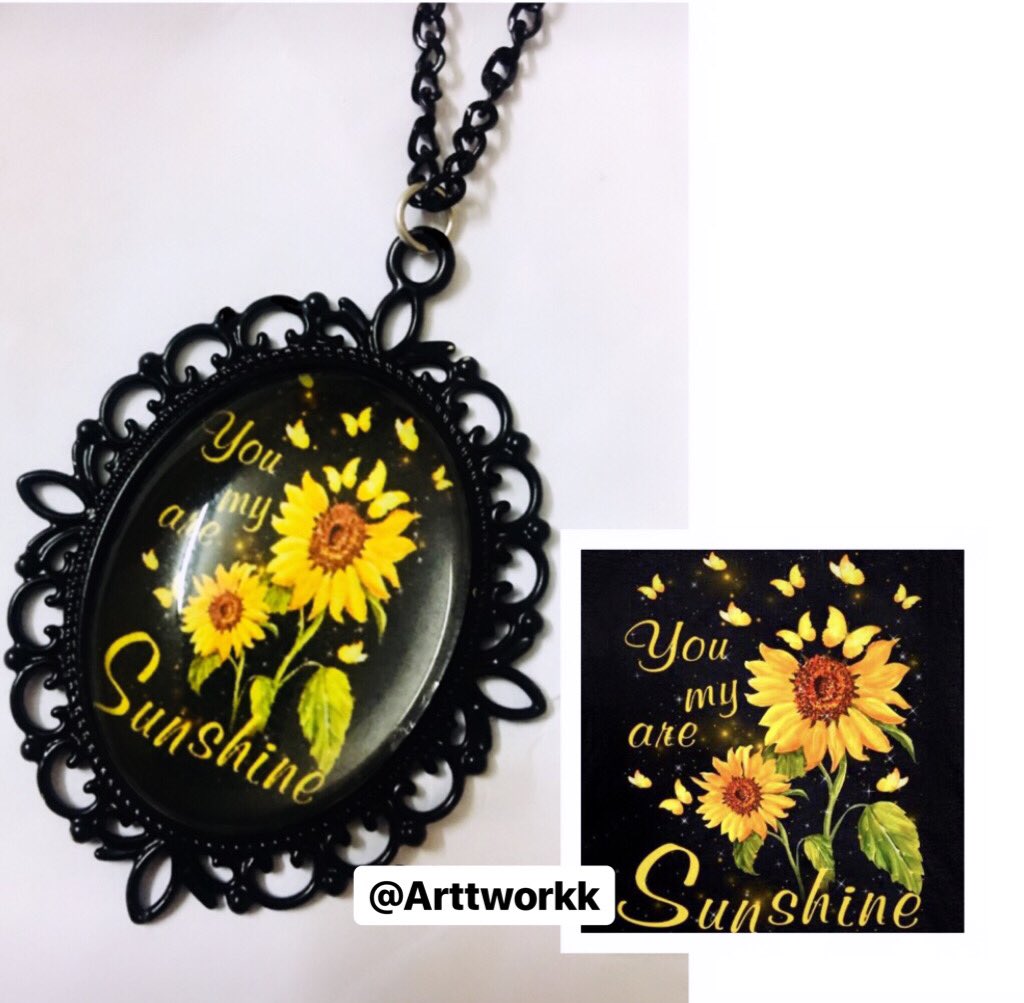 “You are my Sunshine” 🌻💛
New collection Now available, Dm for ordering details ✨
“هختار حد من الريتويت ياخد سلسلة/ميدالية مجانًا."