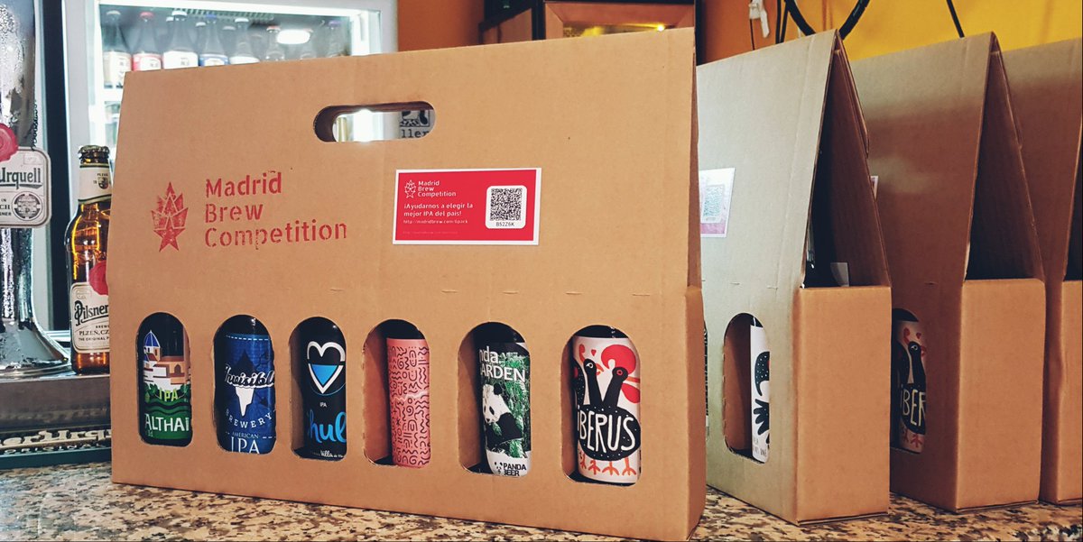 Última oportunidad para comprar los #Sixpacks de las IPAs ganadoras del #MadridBrew y participar en el sorteo de un lote de cervezas. ¡Ya disponibles en nuestras tiendas asociadas! #laMejorIPA