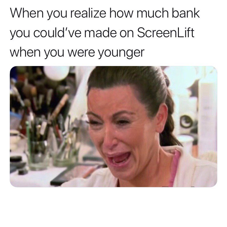 screenliftapp's tweet photo. ‼️Don’t waste anymore time‼️Install ScreenLift now &amp; get paid for opening your phone 💰🤑  #KimKardashian #kimkmemes #FaceApp #memes #screenlift #earnmoney https://t.co/JQznsAUSCp