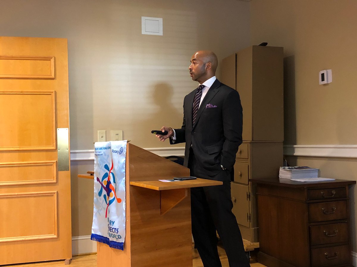 CEOGoodwillNG's tweet photo. Whether I’m speaking to one person, like journalist Bill Crane, or presenting to a group, like the @rotarycluboflscc , I’m always ready to talk about @goodwill_ng and our strategic goals. 

#atlworks #goodwillatwork #goodwill #ceo #rotary https://t.co/3tzuD3jXNA