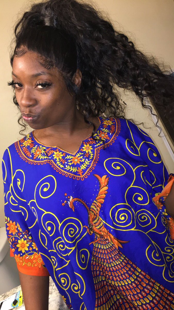 Frontal closure ponytail