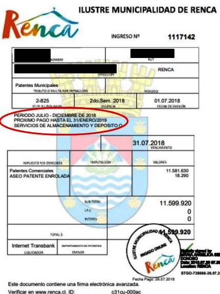 Convenio Marco Ferretería: 
<a href="/ChileCompra/">chilecompra</a> usa el argumento, ("que Ia patente estuviera vigente con postserioridad aI 18/Ene/2019") para dejar fuera a <a href="/mipymechile/">Portal MiPymeChile.cl</a> /la patente del Retail adjunta incumple con este requisito y, por cierto, su oferta fue aceptada <a href="/Min_Hacienda/">Ministerio de Hacienda</a>