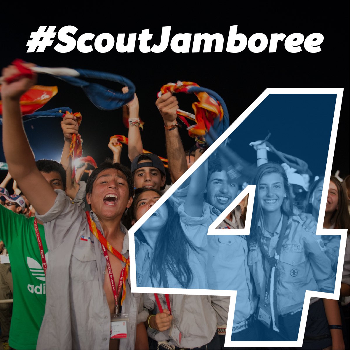 2019_wsj's tweet photo. The suspense... 4 days to go! #ScoutJamboree https://t.co/XRXYirdxHq