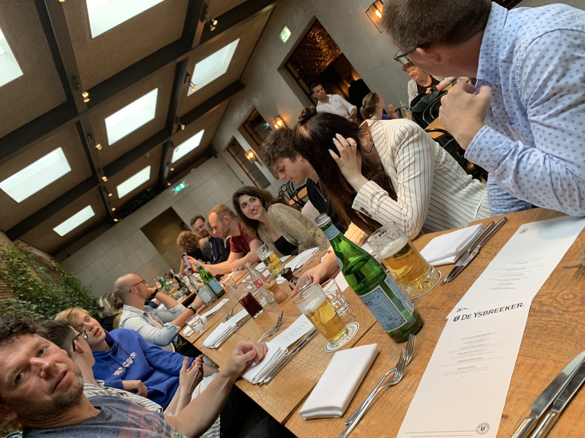 JackPisters's tweet photo. Great vibes with #interplay2019 @CvApop @codartsrdam @RNCMvoice tonight #cinetol sessions! Food #ijsbreker https://t.co/TzeRFuHzMP