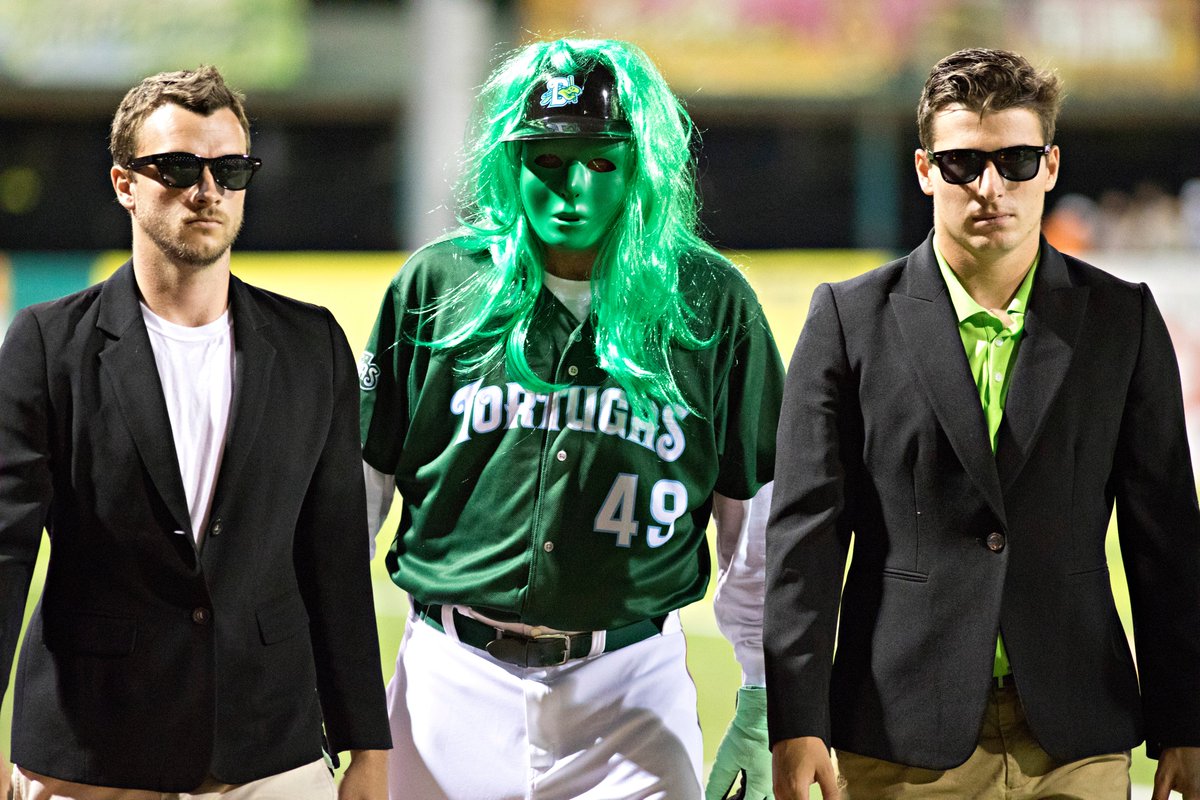 ICYMI: Last Saturday was our Masked Signer Night presented by <a href="/MaskedSingerFOX/">The Masked Singer</a>! Our very own <a href="/SheriffChitwood/">Mike Chitwood</a> was the one behind the mask!  #MiLBPowerfulMoment