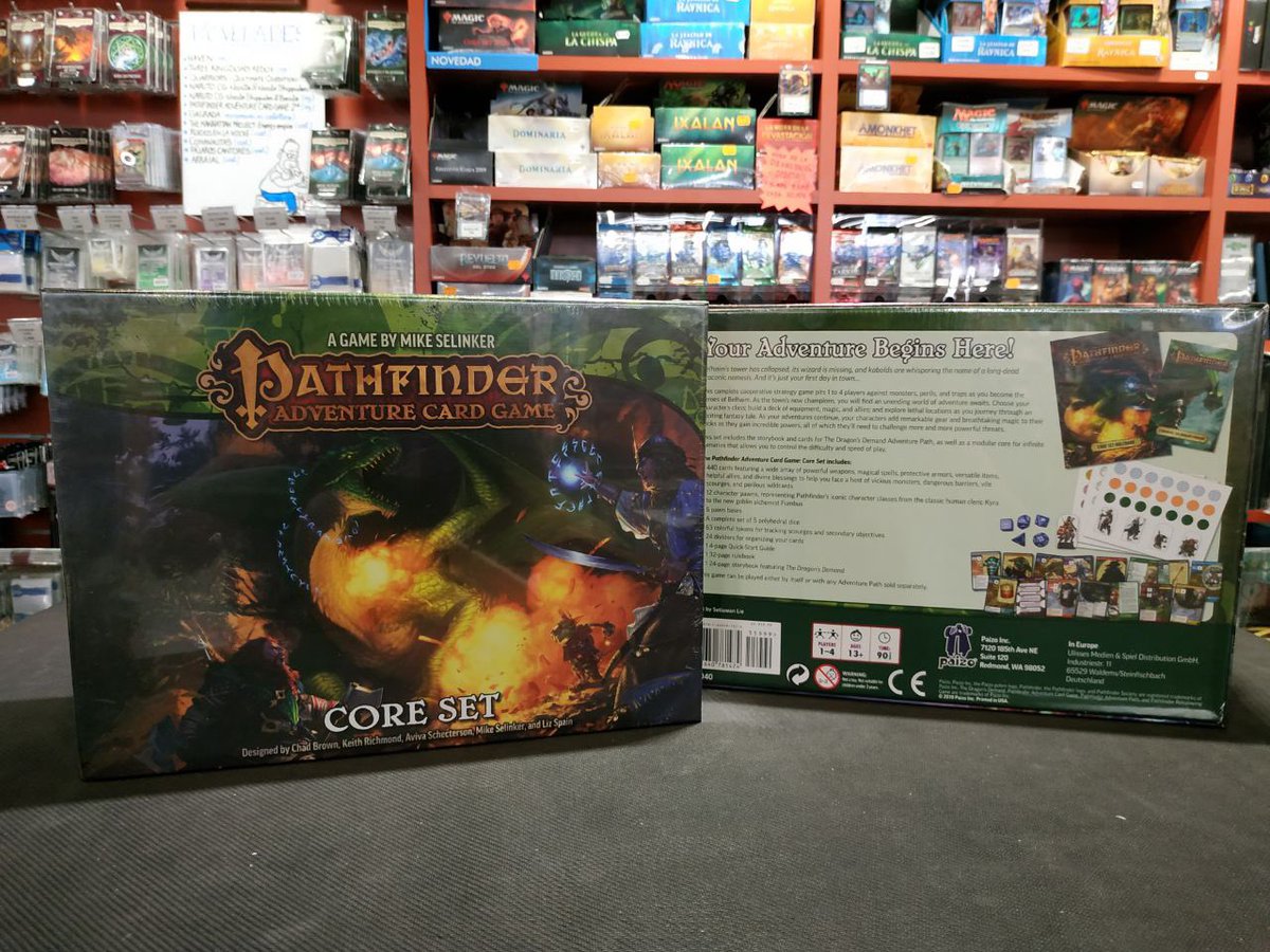 GigameshTienda's tweet photo. Ya a la venta la 2ª edición de #PathfinderAdventureCardGame (@paizo) y #NarutoAndBorutoCardGame (Chrono Crash System - @BandaiNamcoES). https://t.co/cN1dKYUuPV