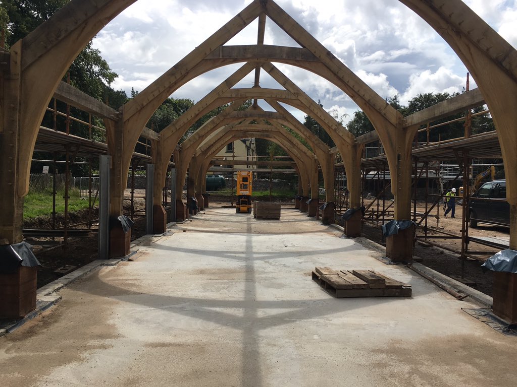Lovely visit to #aldourie estate to see some of our Masonry being installed.