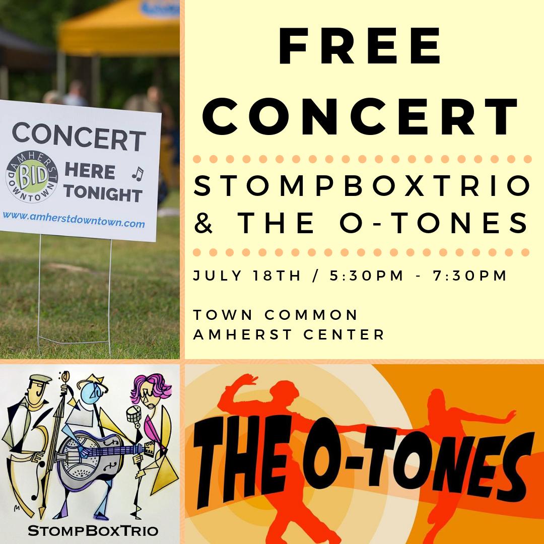 Concert tonight is still on! Join us for some free, live, local music!
