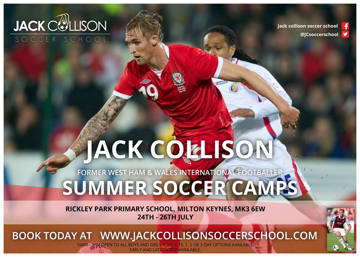 JCsoccerschool's tweet photo. ⚽️☀️ Last Call for Summer Camp 1 ☀️⚽️

1,2 or 3 Days of Football Fun , Skills and Tournaments !

Dedicated Coaches with state of the art facilities at 3 Locations for all age 5*-14 

#Sandy #Shefford #Bletchley #Football #SummerCamp https://t.co/h0jaq6mMDp