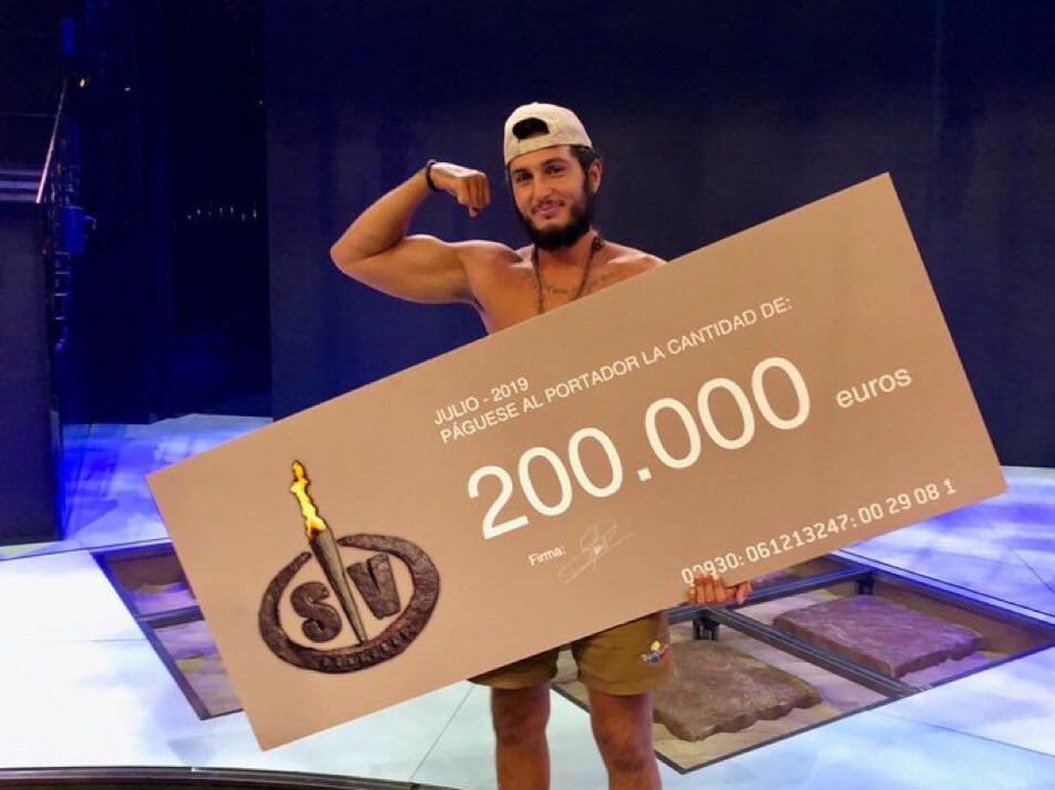 ¡¡Omar Montes se convierte en el GANADOR de #Supervivientes2019!! ¡¡Enhorabuena!! 👏🏼👏🏼👏🏼 #SVGalaFinal