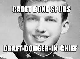 lsjerm's tweet photo. @realDonaldTrump #TrumpDraftDodger #FailuretoServe #NightmarePresident #UnpatrioticTrump #GTFOTrump #TrumpLiesEveryTimeHeSpeaks https://t.co/vCvPUIUrTX