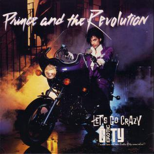 talking80s's tweet photo. “Dearly beloved, we have gathered here today to get through this thing called life...”
Prince and the Revolution released the single “Let’s Go Crazy” on July 18, 1984. The song hit #1 and sold over a million copies. 
Fun fact: The B-side was the non-album track “Erotic City.” https://t.co/eaVyPXu53V