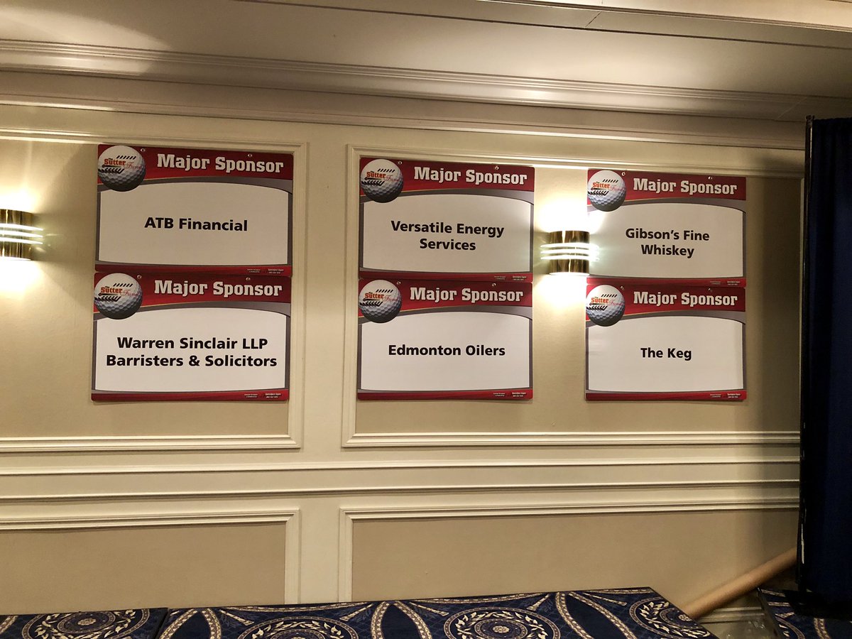 TheSutterFund's tweet photo. All set up and ready to go for our registration and silent auction night at the Black Knight Inn!

A HUGE thank you goes to all of our amazing sponsors, we couldn’t do what we do without your support! 

#SutterFund https://t.co/CQ9IUuMxMg