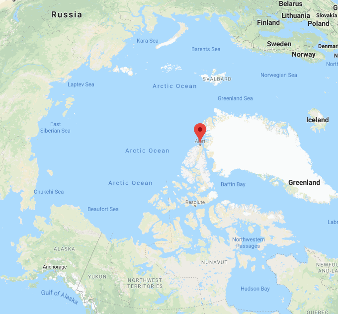 Alert, Canada: The first time a temperature warmer than 20°C (68°F) has been measured north of 80°N. (globalcryospherewatch.org/extremes/)