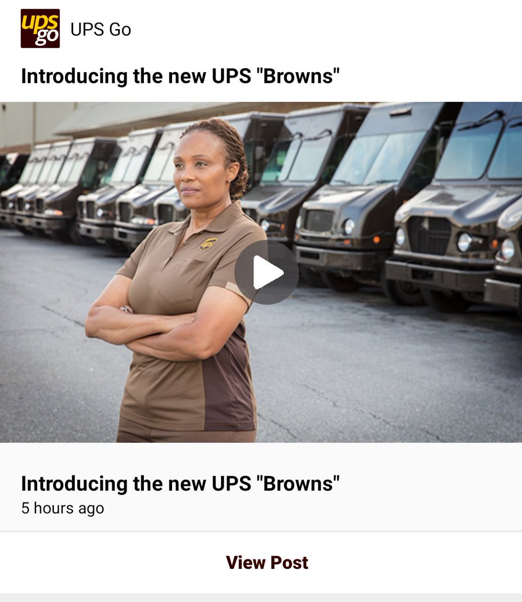 Check out the new uniform release on the #UPSgo app. Think I'll have to go back driving just to get a pair. #Newthreads #NewBrowns