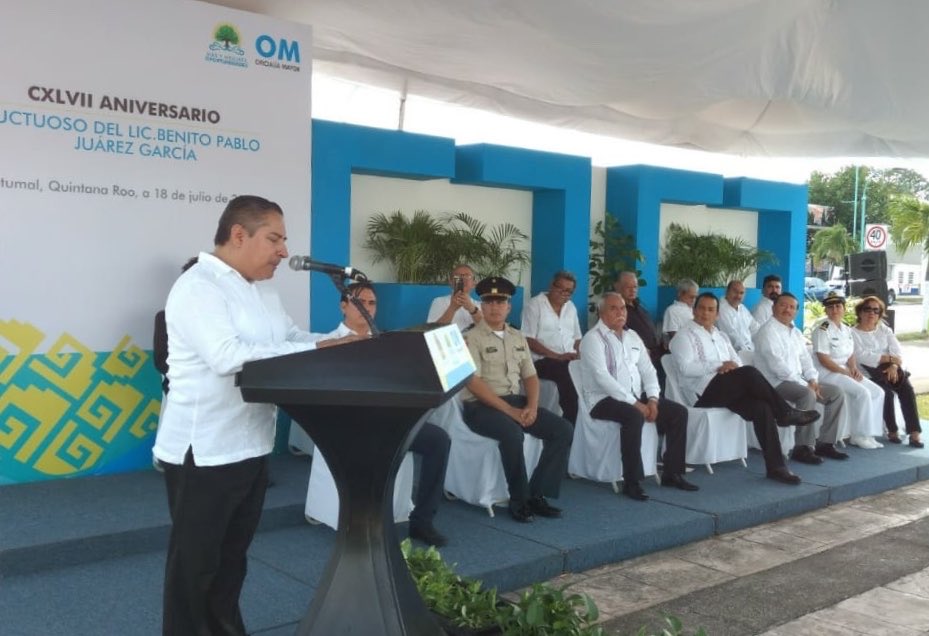 Sup_Soberano33's tweet photo. 147 Aniversario Luctuoso del Presidente Benito Pablo Juárez Garcia #BenemeritoDeLasAmericas #BenitoJuarez acudimos junto a la @MRGLS_QRoo y otras Potencias Masonicas.
@lizamacancun @aguilar_manuel @duarte_evelio @_CarlosHoy @LuisReneDice @LuisAvilaM @JoseLTorresG @HitlerSUcPeraza https://t.co/LpJLTq8mAG
