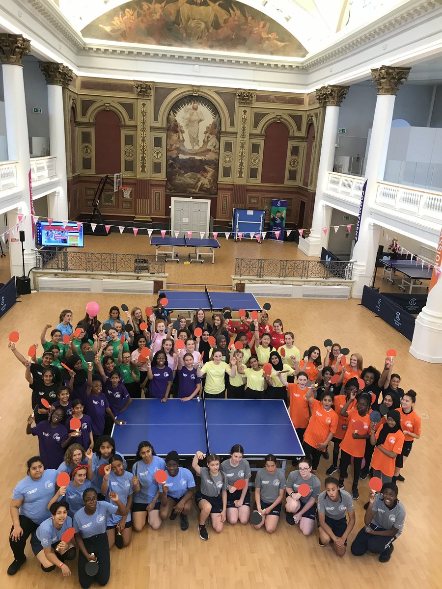 These girls definitely can Ping! 🏓Great to have all the girls attending the <a href="/GreenhouseCTR/">Greenhouse Centre</a> for National #TableTennisDay today.  What an enjoyable, fun and noisy day it was!🙂 <a href="/TableTennisENG/">Table Tennis England</a> #thisgirlcanping @_Greenhouse_