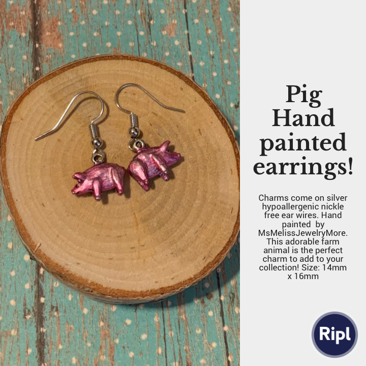 MsMelissJewelry's tweet photo. Cute new piggie earrings available!  https://t.co/RAccfLK60y  #antiques #earrings  #msmelissjewelrymore #etsy #etsyhandmade #etsysocial #etsyfinds #pig #pigmom #piggies #shopsmall #pigmomma #gift #farmlife #farm #pinkpig via https://t.co/tjYyvLZGne https://t.co/GvT6v5Kcve