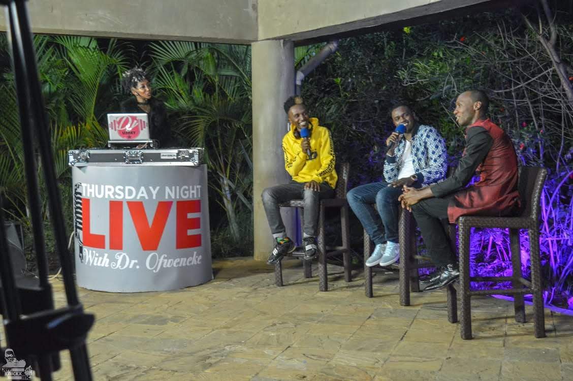 DeejaySeanke's tweet photo. LIVE on #TNLwithDrOfweneke with @manolo_ke
.
.
Cc @drofweneke @djlisney #DeejaySeanKeXp https://t.co/mJQESxthL3