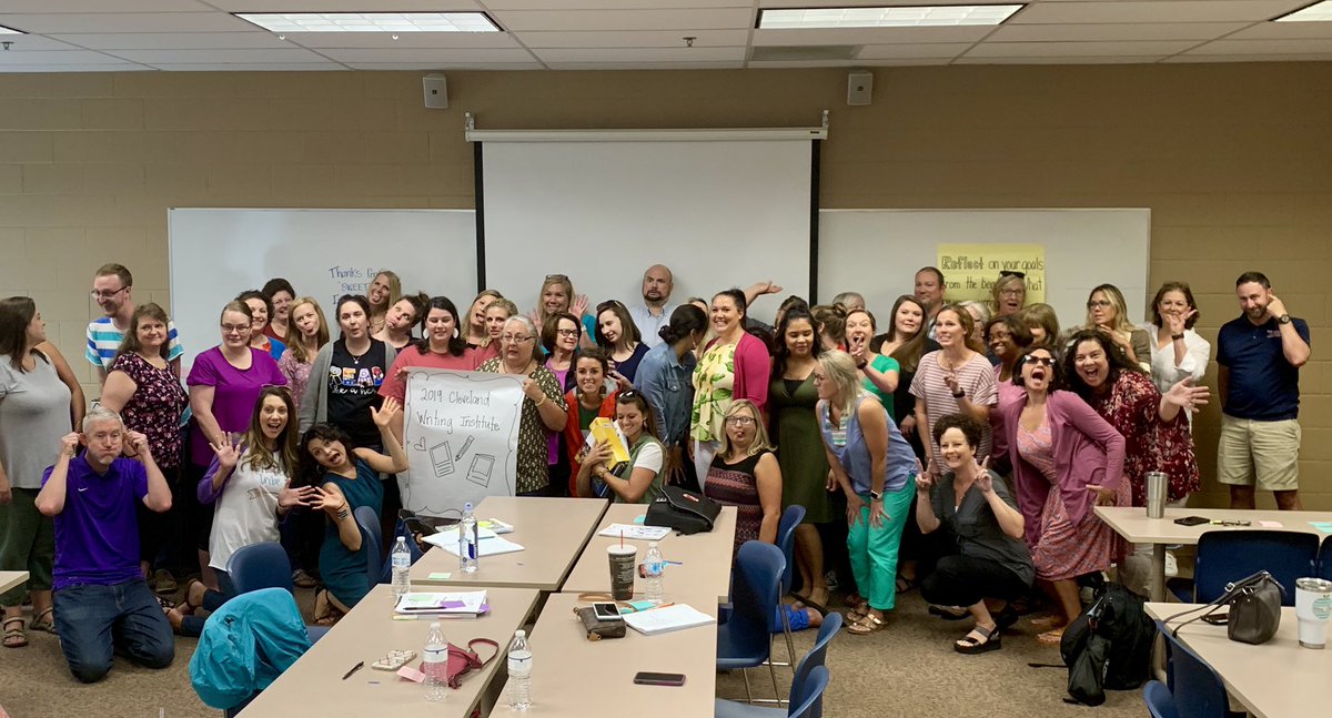 K5Literacy's tweet photo. Finishing our homegrown writing institute with the amazing teachers of Cleveland, TN! @TCRWP @lisa_ladybugsx3 @K5Literacy #ClevelandWrites https://t.co/7tQCjBXbvl