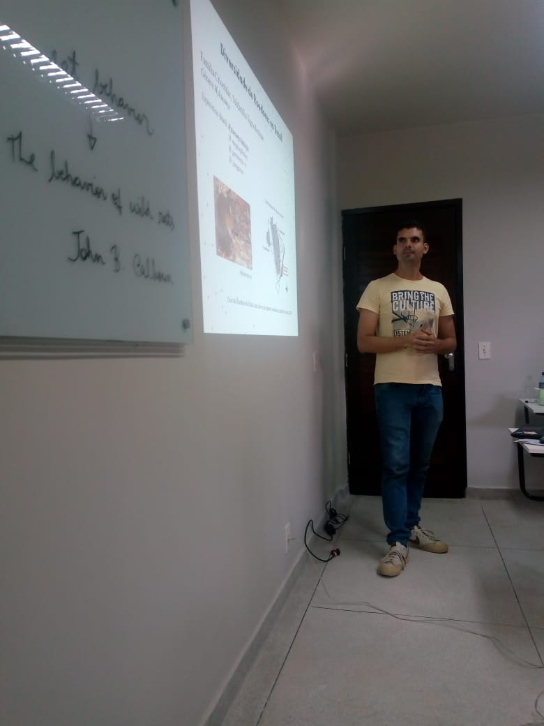 Minicurso ministrado pelo doutorando Julio do LNRB!