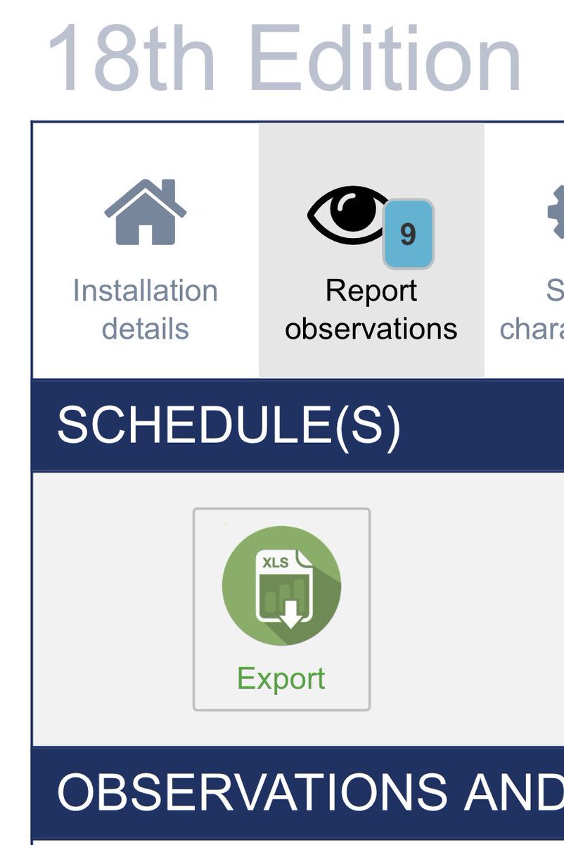 electraform's tweet image. Export EICR observations to Excel and make pricing remedials a breeze. Making life easier with #electraform