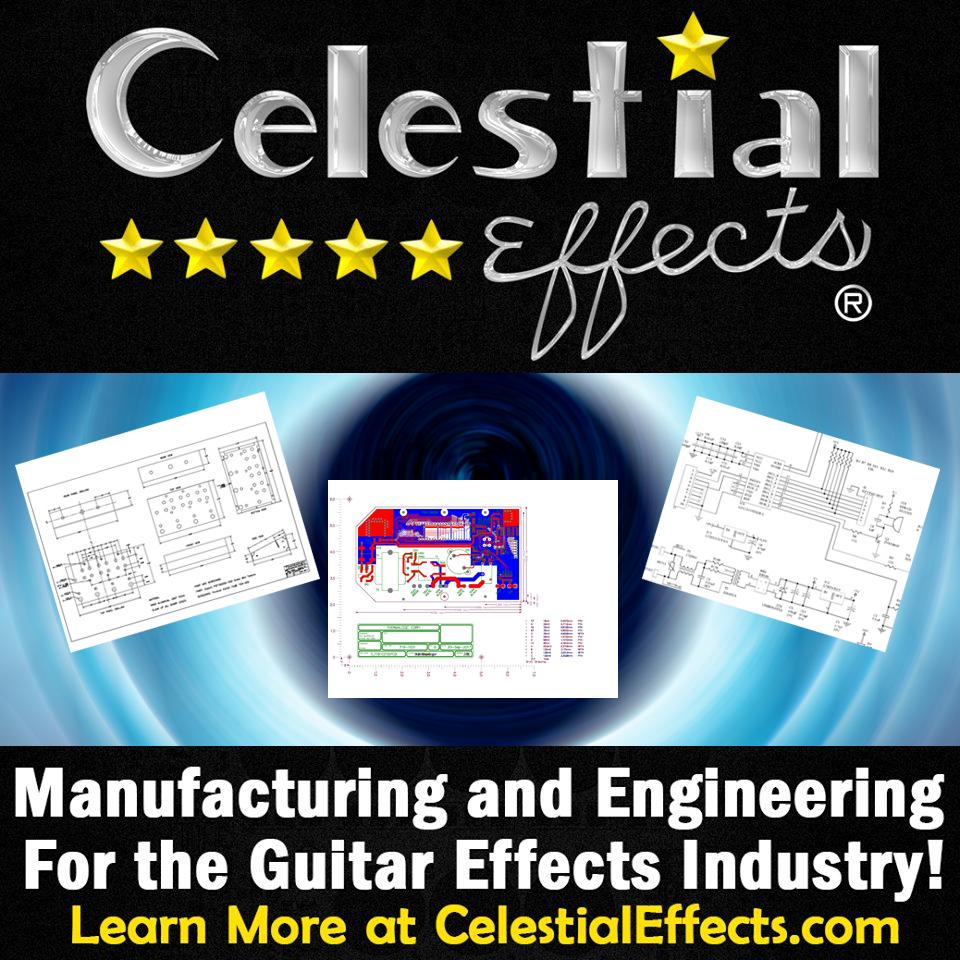CelestialEffect's tweet image. We provide engineering &amp;amp; design services to convert your breadboard tone design into a a marketable product. We offer schematic &amp;amp; bill of materials generation, PC Board design &amp;amp; layout, enclosure design &amp;amp; artwork development to deliver your ideas market. CelestialEffects.Com